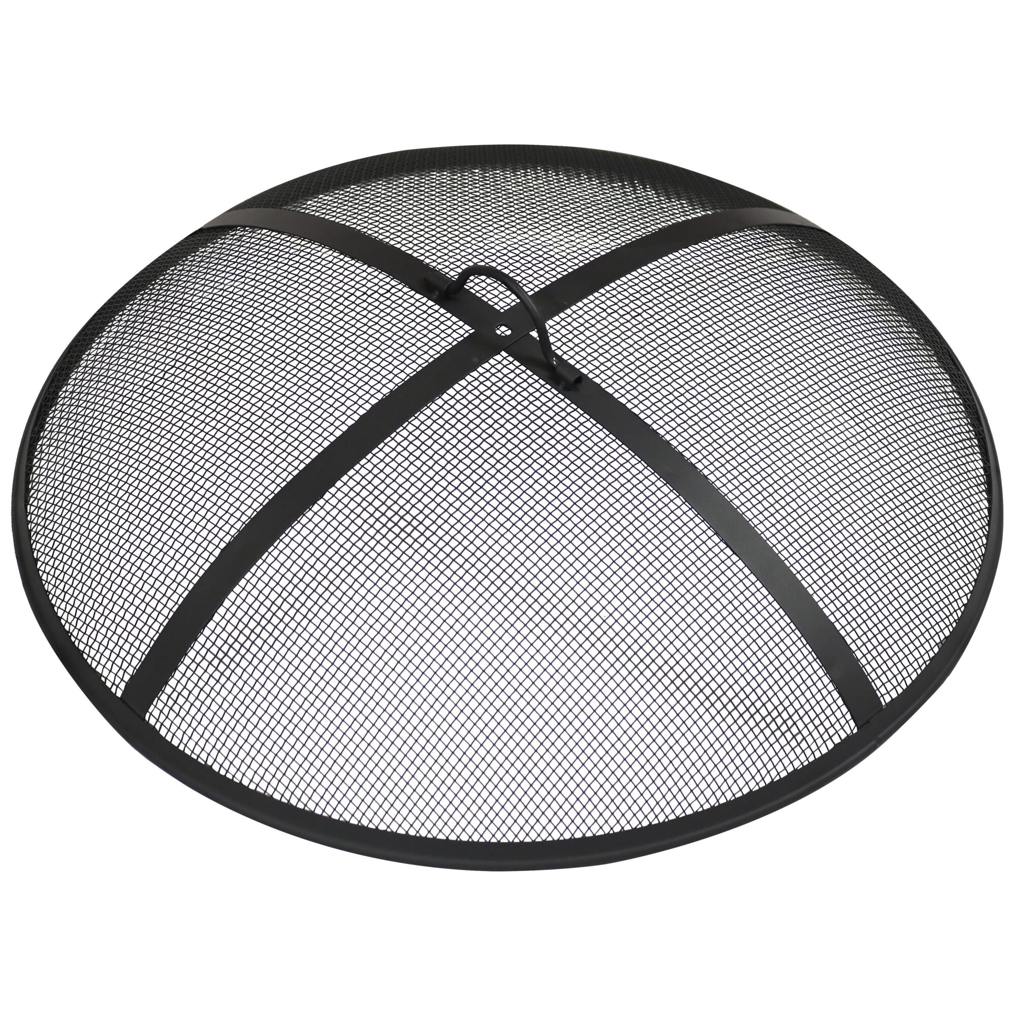 Sunnydaze Decor, Fire Pit Spark Screen - 24in., Fuel Type Wood, Diameter 24 in, Material Steel, Model# KF-HDS24